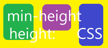 Чем отличаются min-height и height в CSS?