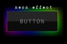 Эффект анимированного неонового свечения у кнопки