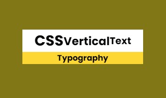 Вертикальный текст на CSS.