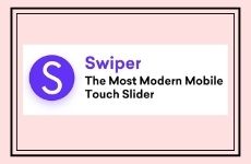 Мобильный сенсорный слайдер Swiper