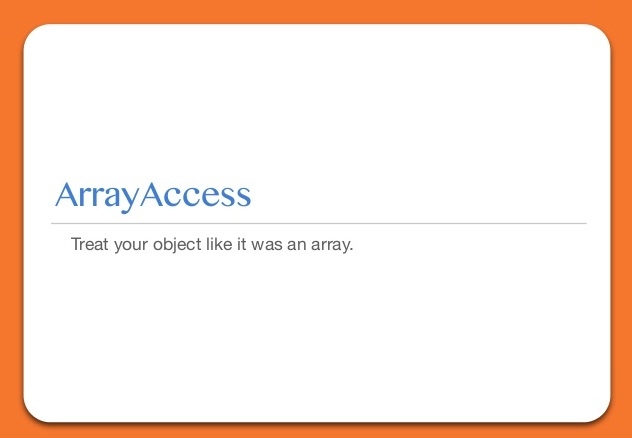 Интерфейс ArrayAccess в PHP