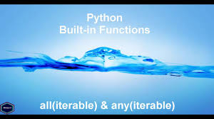 Встроенные функции Python. Часть 1