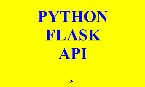 Как создать API в Python Flask
