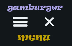 Иконка гамбургер-меню на CSS+JS