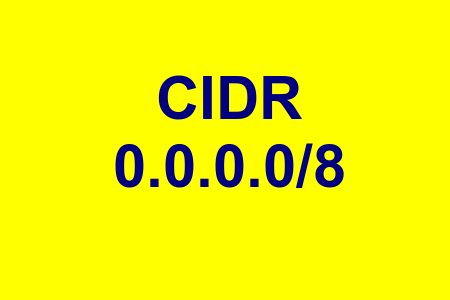 Бесклассовая междоменная маршрутизация (CIDR)