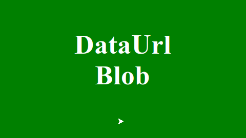 Конвертирование DataUrl в Blob в JavaScript