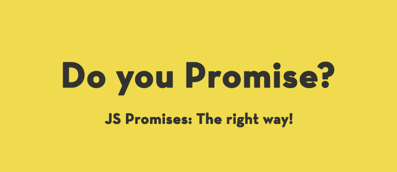 JavaScript обещания. Часть 1
