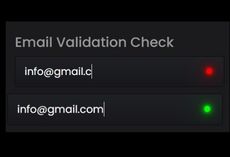 js email validation