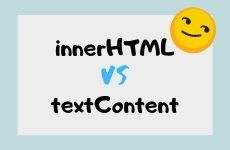 Разница между innerHTML и textContent