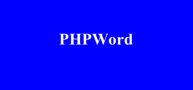 Библиотека PHPWord