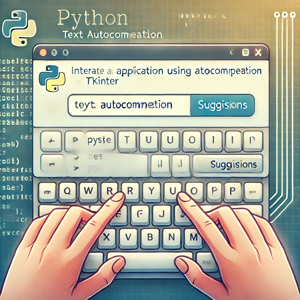 Автодополнение в Python с использованием Tkinter и NLTK