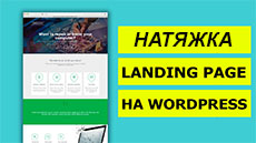 Зачем натягивать лендинг на WordPress?