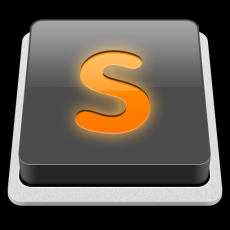 Текстовый редактор Sublime Text 2.