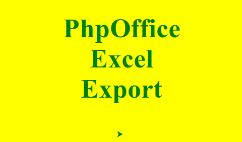 Экспортирование отчетов из базы данных в Excel с помощью библиотеки PhpOffice/PhpSpreadsheet